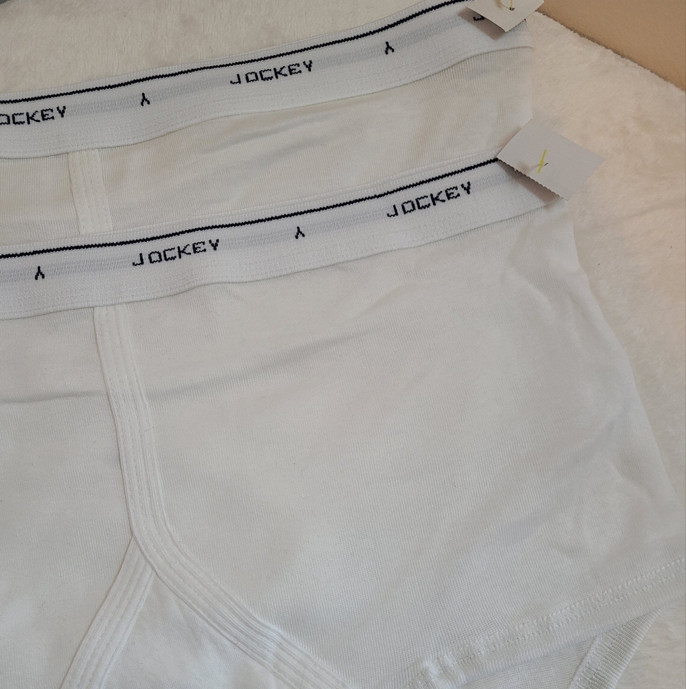 Jockey Men's 2pk Classic Cotton Full Rise Briefs Size 40 (XL) - Picture 3 of 7